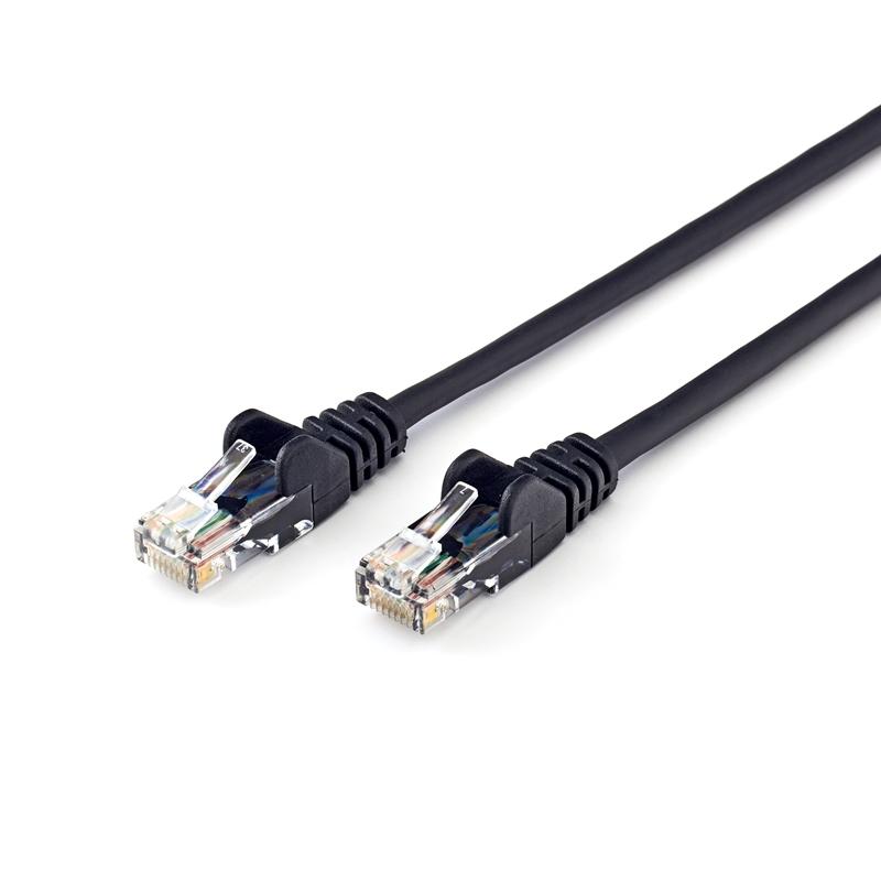 Кабел Intellinet, мрежови, Cat5e, UTP, 3 m, RJ-45, черенна ниска цена с бърза доставка - BestPC.BG