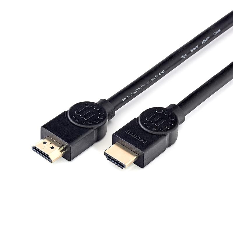 Manhattan Кабел, HDMI Male - HDMI Male, 3 mна ниска цена с бърза доставка - BestPC.BG