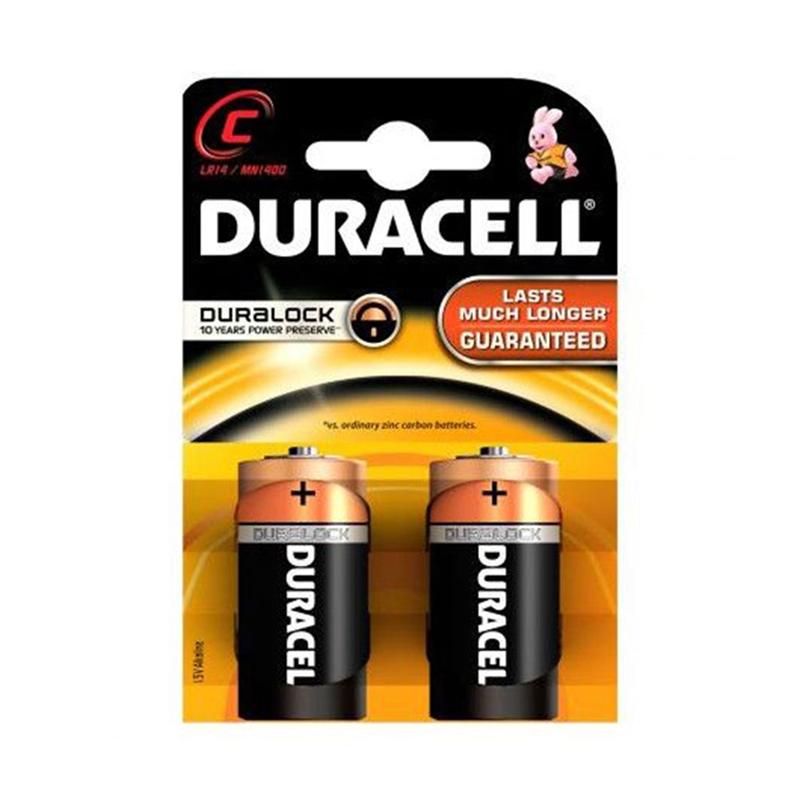 Duracell Алкална батерия, C, LR14, 1.5 V, 2 брояна ниска цена с бърза доставка - BestPC.BG