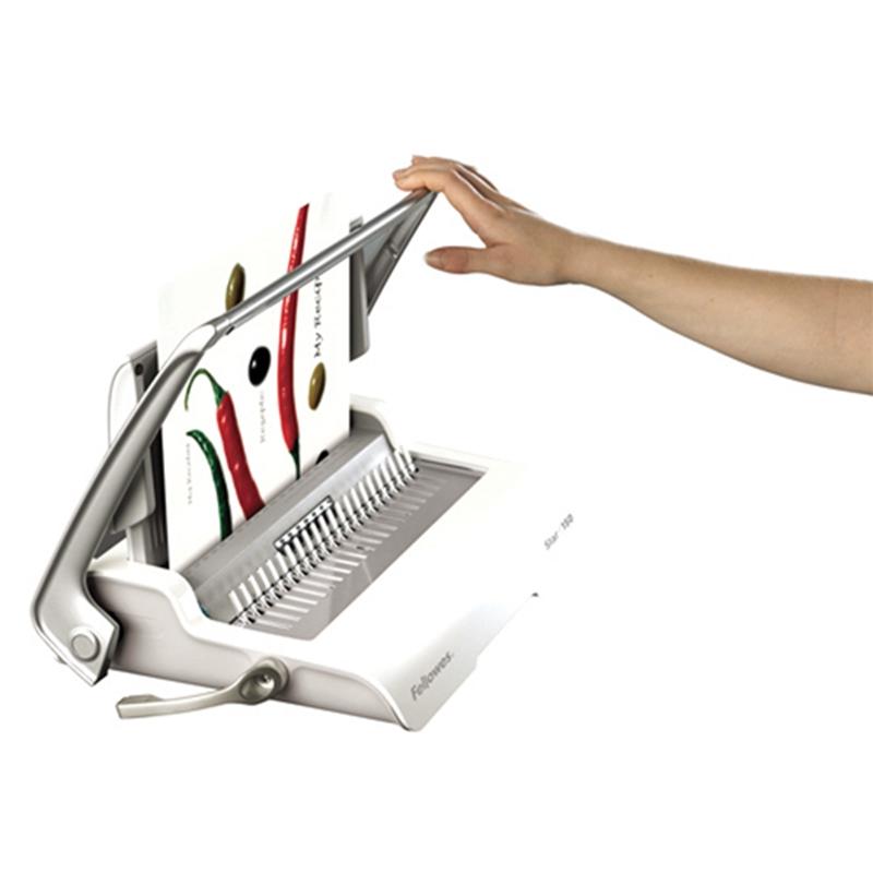 Продукт Fellowes Машина за подвързване Star+, ръчна, с пластмасова спирала, A4на ниска цена с бърза доставка - BestPC.BG
