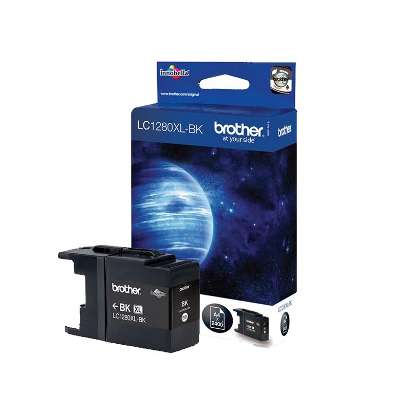 Касета с мастило Оригинален патрон Brother LC1280XL, 2400 страници-5%, Blackна ниска цена с бърза доставка - BestPC.BG