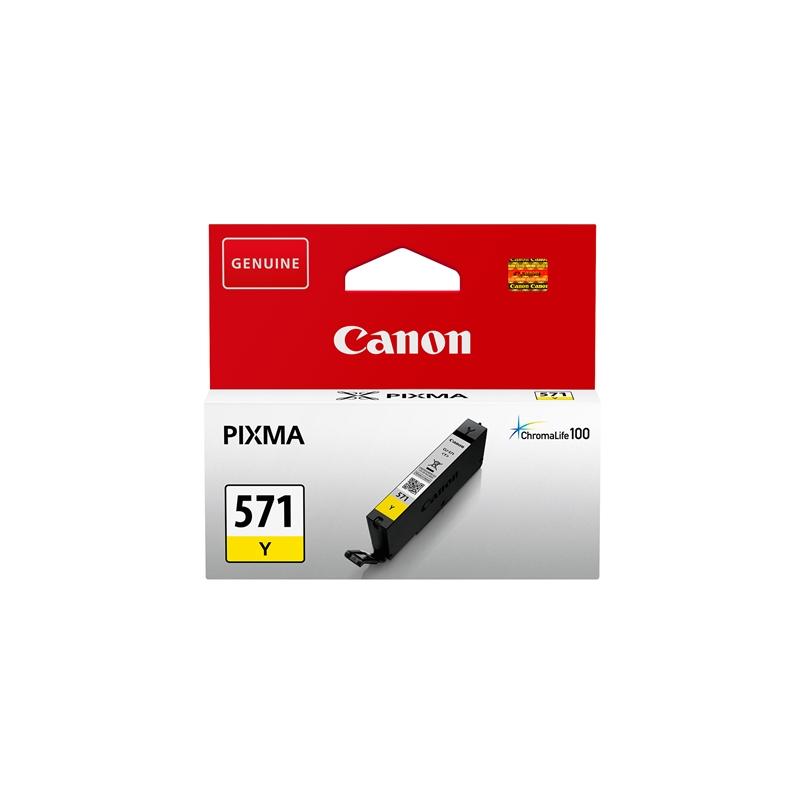 Касета с мастило Canon Патрон CLI-571X, 650 страници-5%, Yellowна ниска цена с бърза доставка - BestPC.BG