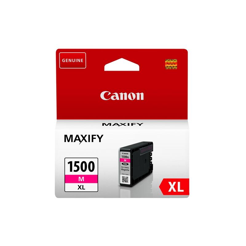 Касета с мастило Canon Патрон PGI-1500XL, 780 страници-5%, Magentaна ниска цена с бърза доставка - BestPC.BG