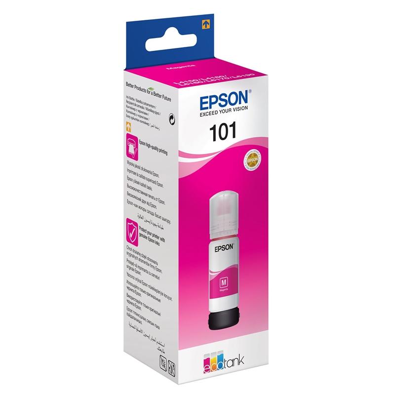 Epson Мастило 101, C13T03V34A, 6000 страници, Magentaна ниска цена с бърза доставка - BestPC.BG
