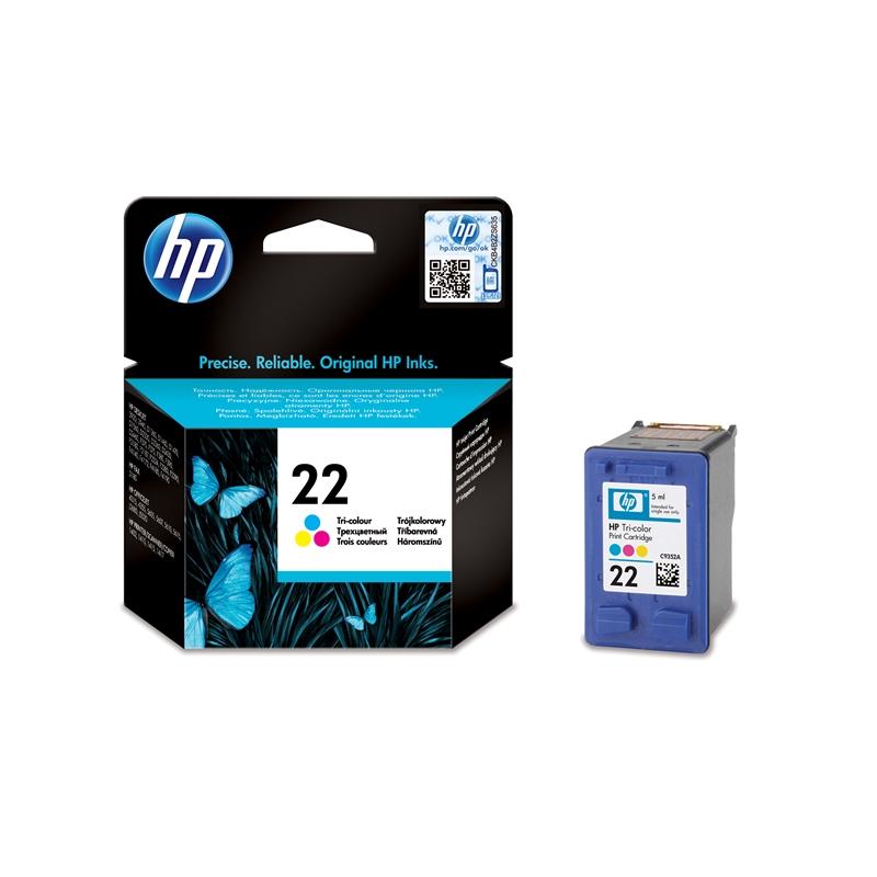 Касета с мастило HP Глава C9352AE, NO22, 5 ml, Colorна ниска цена с бърза доставка - BestPC.BG