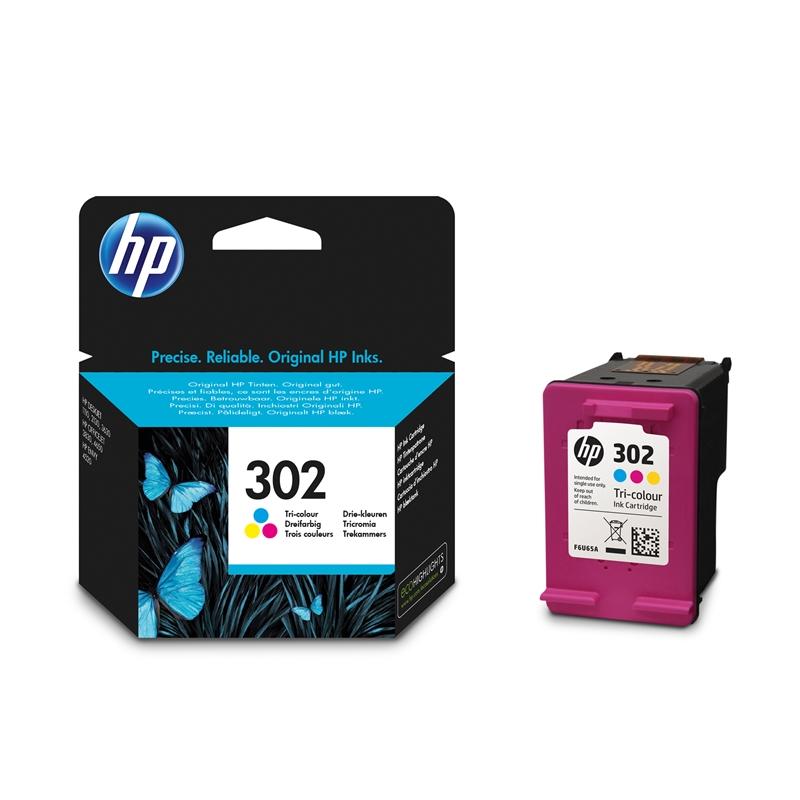 Касета с мастило HP Глава F6U65AE, NO302, 165 страници-5%, Colorна ниска цена с бърза доставка - BestPC.BG