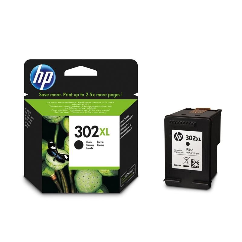 Касета с мастило HP Глава F6U68AE, NO302XL, 480 страници-5%, Blackна ниска цена с бърза доставка - BestPC.BG