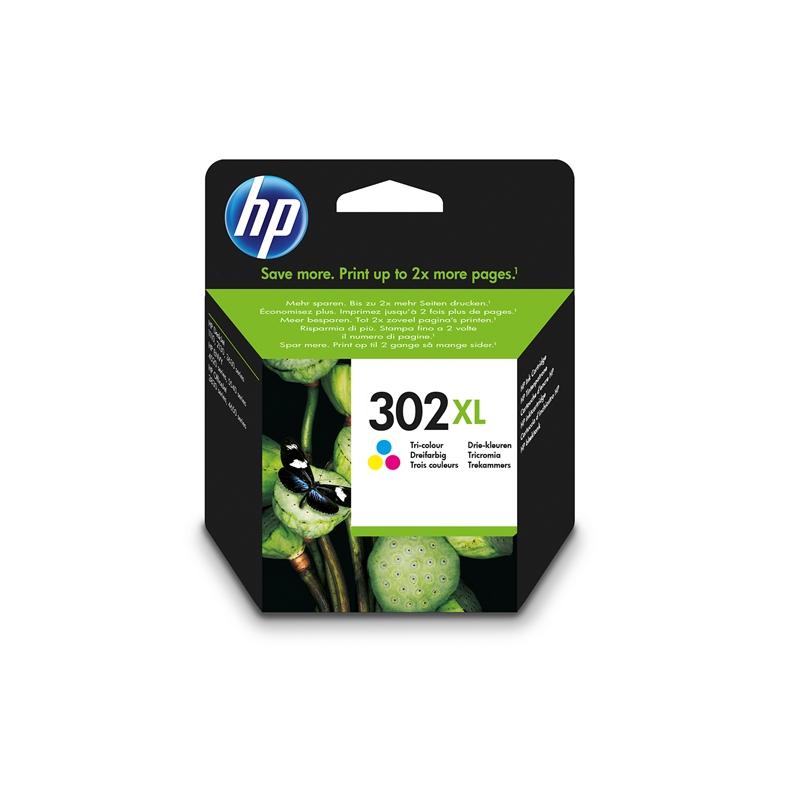 Касета с мастило HP Глава F6U67AE, NO302XL, 330 страници-5%, Colorна ниска цена с бърза доставка - BestPC.BG