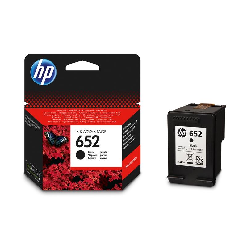 Касета с мастило HP Патрон F6V25AE, NO652, 360 страници-5%, Blackна ниска цена с бърза доставка - BestPC.BG