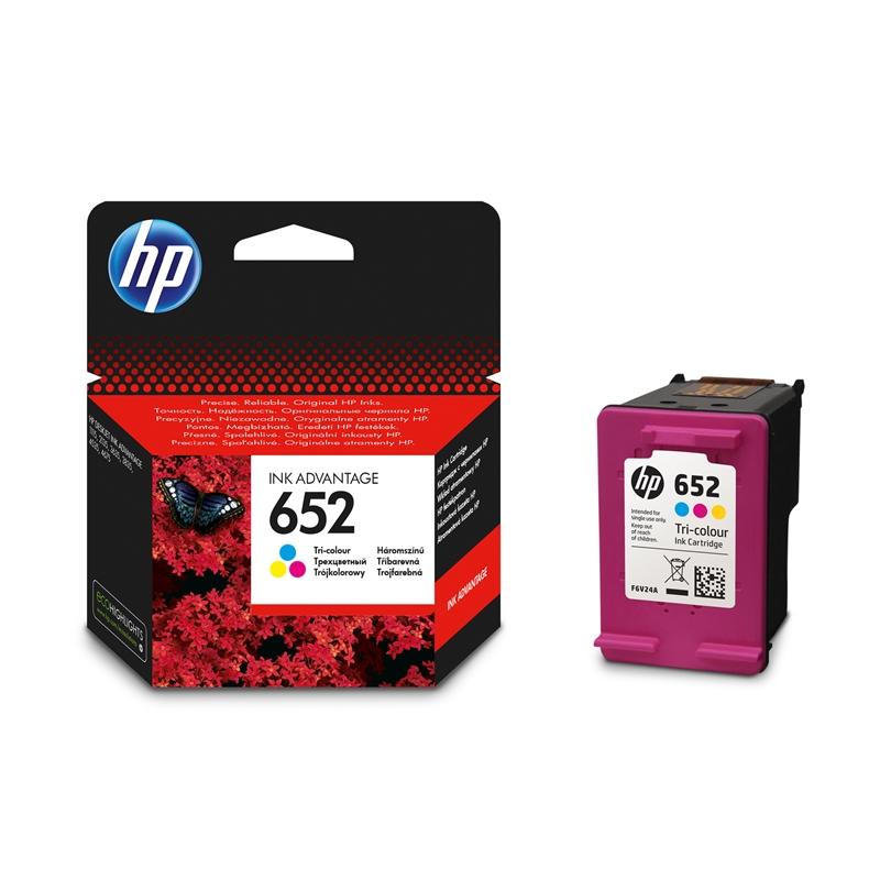 Касета с мастило HP Патрон F6V24AE, NO652, 200 страници-5%, Colorна ниска цена с бърза доставка - BestPC.BG