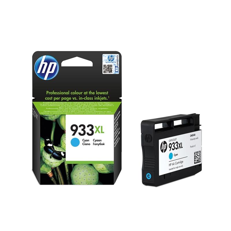Касета с мастило HP Патрон CN054AE, NO933XL, Cyanна ниска цена с бърза доставка - BestPC.BG