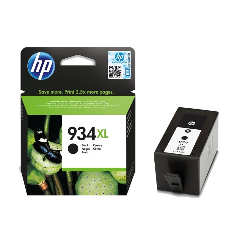 Касета с мастило HP Патрон C2P23AE, NO934XL, 1000 страници-5%, Blackна ниска цена с бърза доставка - BestPC.BG