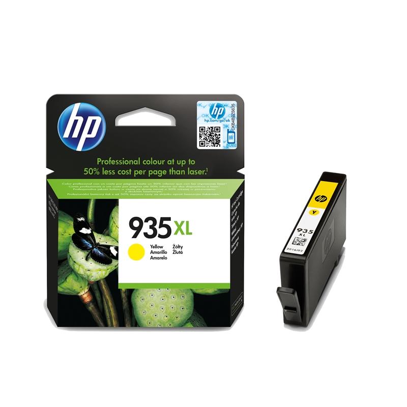 Касета с мастило HP Патрон C2P26AE, NO935XL, 825 страници-5%, Yellowна ниска цена с бърза доставка - BestPC.BG