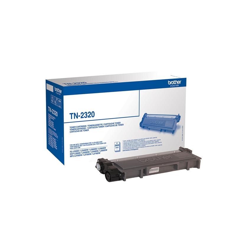 Brother Тонер TN-2320, 2600 страници-5%, Blackна ниска цена с бърза доставка - BestPC.BG