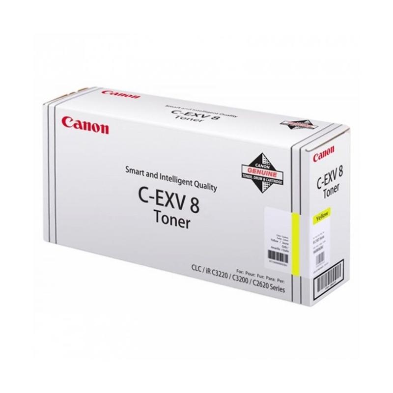 Canon Тонер EXV-8 IR C2620, 25 000 страници-5%, Yellowна ниска цена с бърза доставка - BestPC.BG