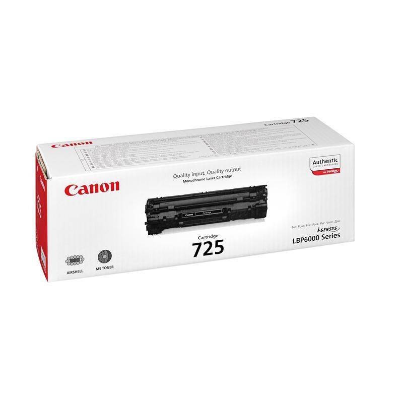 Canon Тонер CRG725, LBP-6000, 1600 страници-5%, Blackна ниска цена с бърза доставка - BestPC.BG