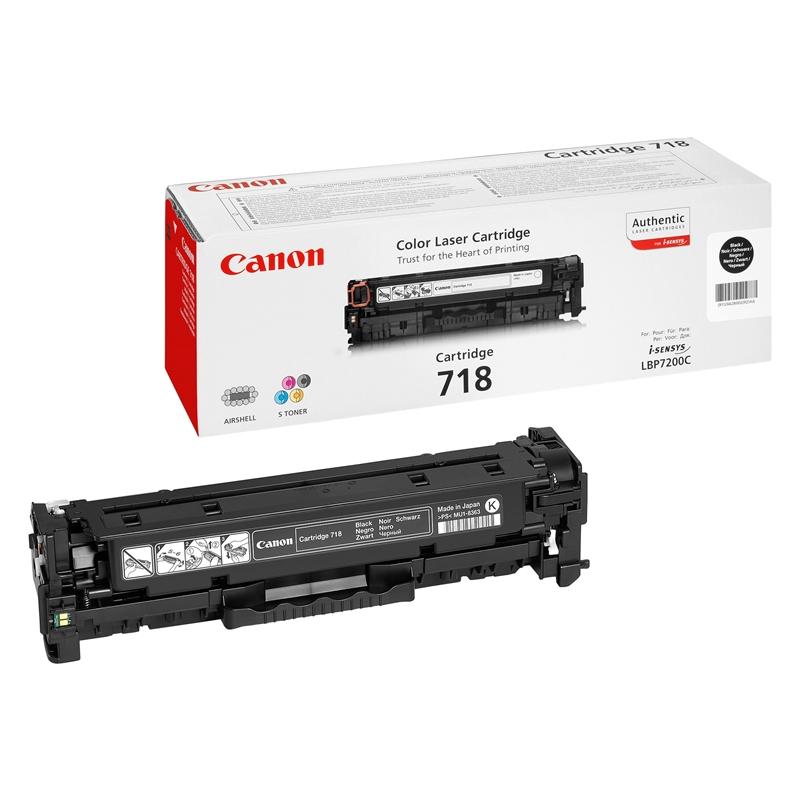Canon Тонер CRG718, 3400 страници-5%, Blackна ниска цена с бърза доставка - BestPC.BG