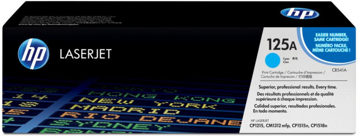 HP Тонер CB541A, 1400 страници-5%, Cyanна ниска цена с бърза доставка - BestPC.BG