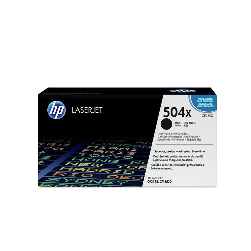 HP Тонер CE250X, CM3530-CP3525, 10500 страници-5%, Blackна ниска цена с бърза доставка - BestPC.BG