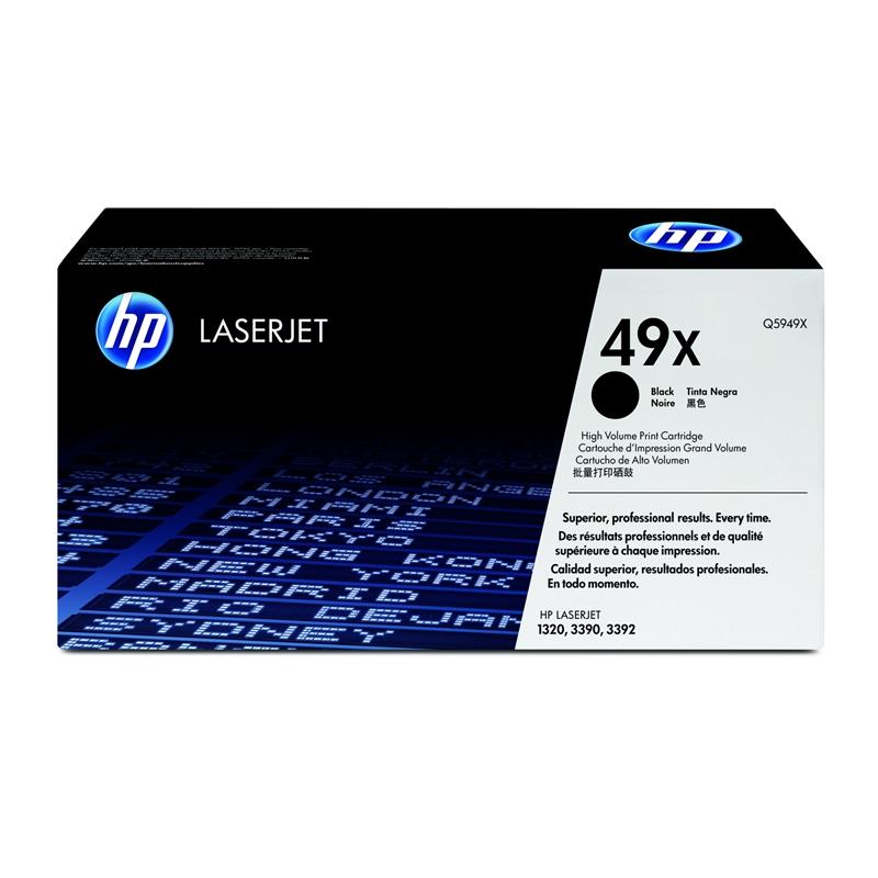 HP Тонер Q5949X, LJ 1320 6000, 49X, 6000 страници-5%, Blackна ниска цена с бърза доставка - BestPC.BG