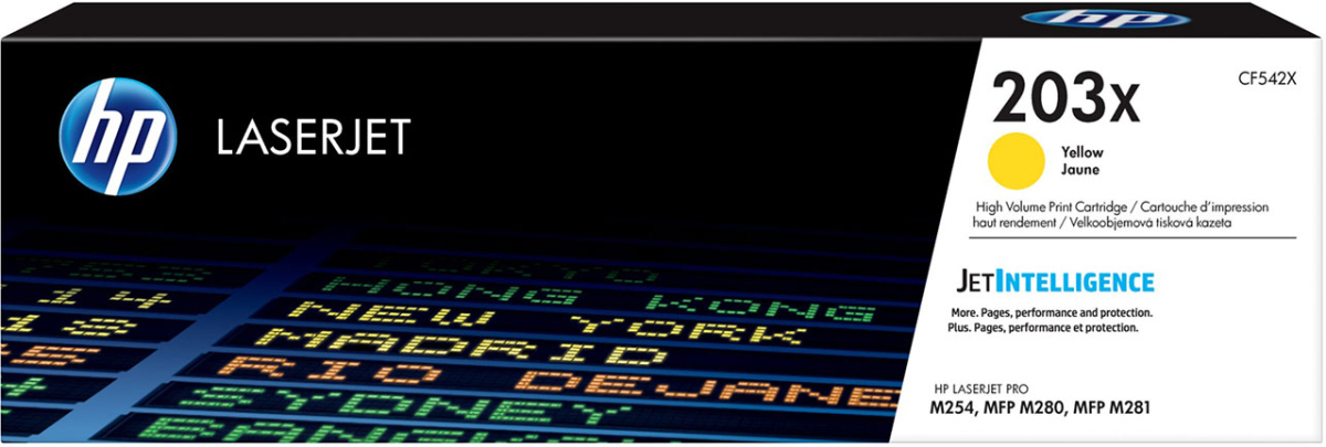 HP Тонер CF542X, 2500 страници-5%, Yellowна ниска цена с бърза доставка - BestPC.BG