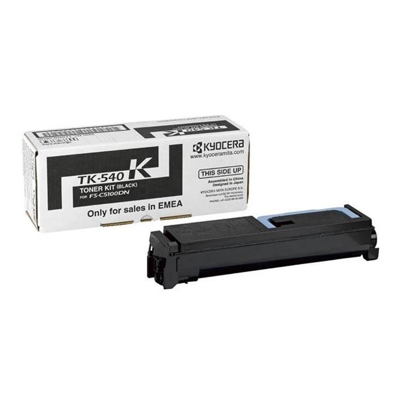 Kyocera Тонер TK540, 5000 страници-5%, Blackна ниска цена с бърза доставка - BestPC.BG