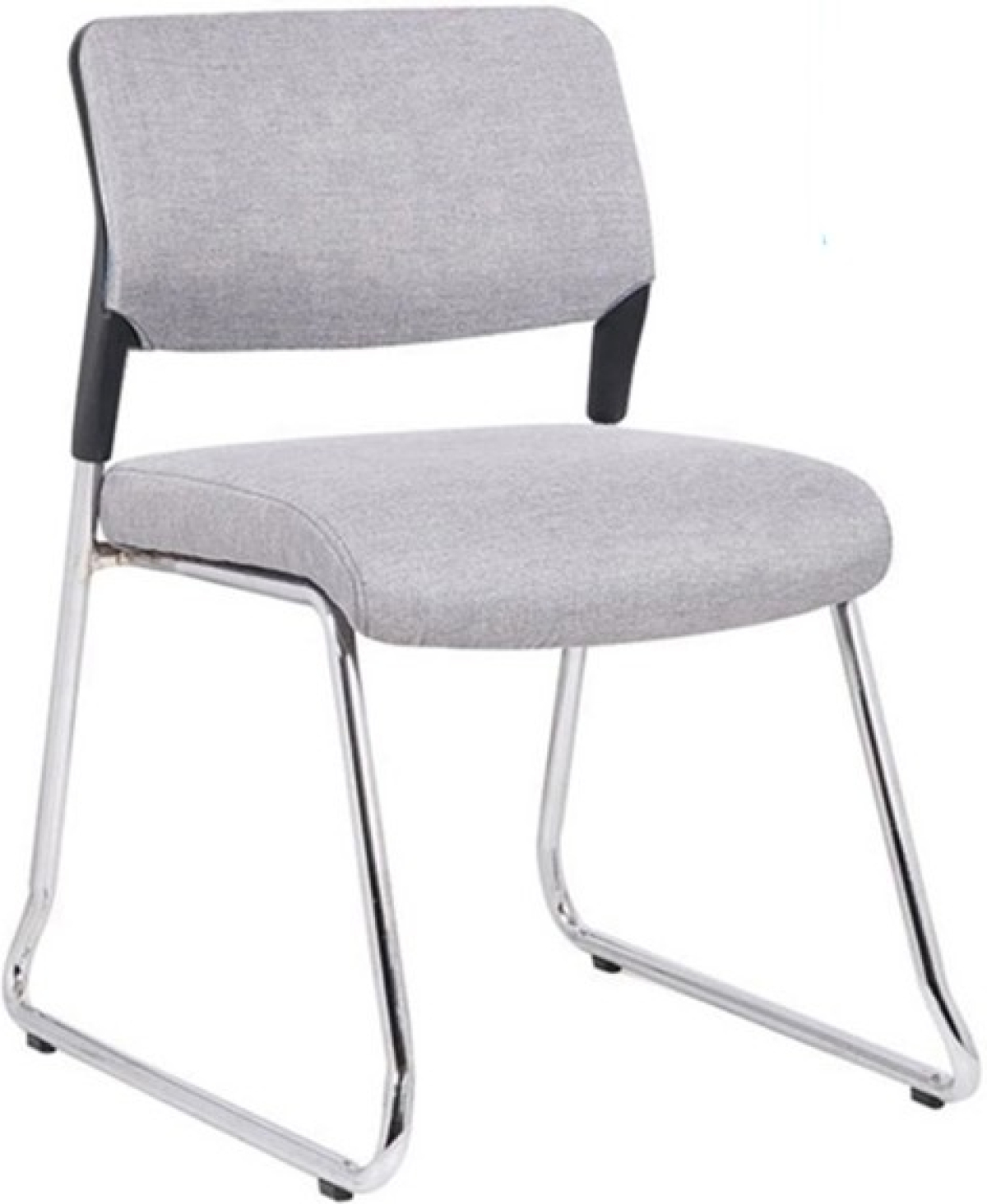 Посетителски стол RFG Evo 4S M, текстил, метална основа, до 120 kg, сив, 5 броя в комплектна ниска цена с бърза доставка - BestPC.BG