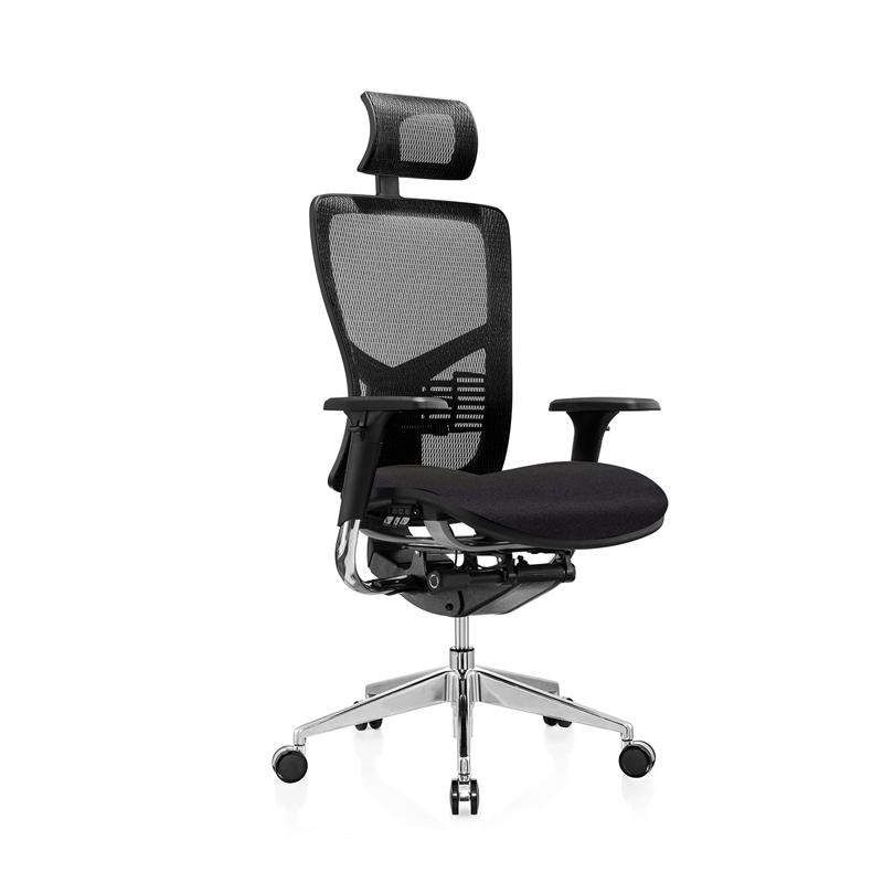 Ергономичен стол RFG TECH@PRO, Multi-function механизъм, до 250 kg, черенна ниска цена с бърза доставка - BestPC.BG