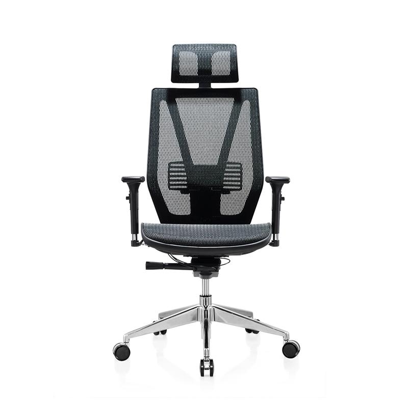 Ергономичен стол RFG TECH@LINE, Multi-function механизъм, до 250 kg, черенна ниска цена с бърза доставка - BestPC.BG