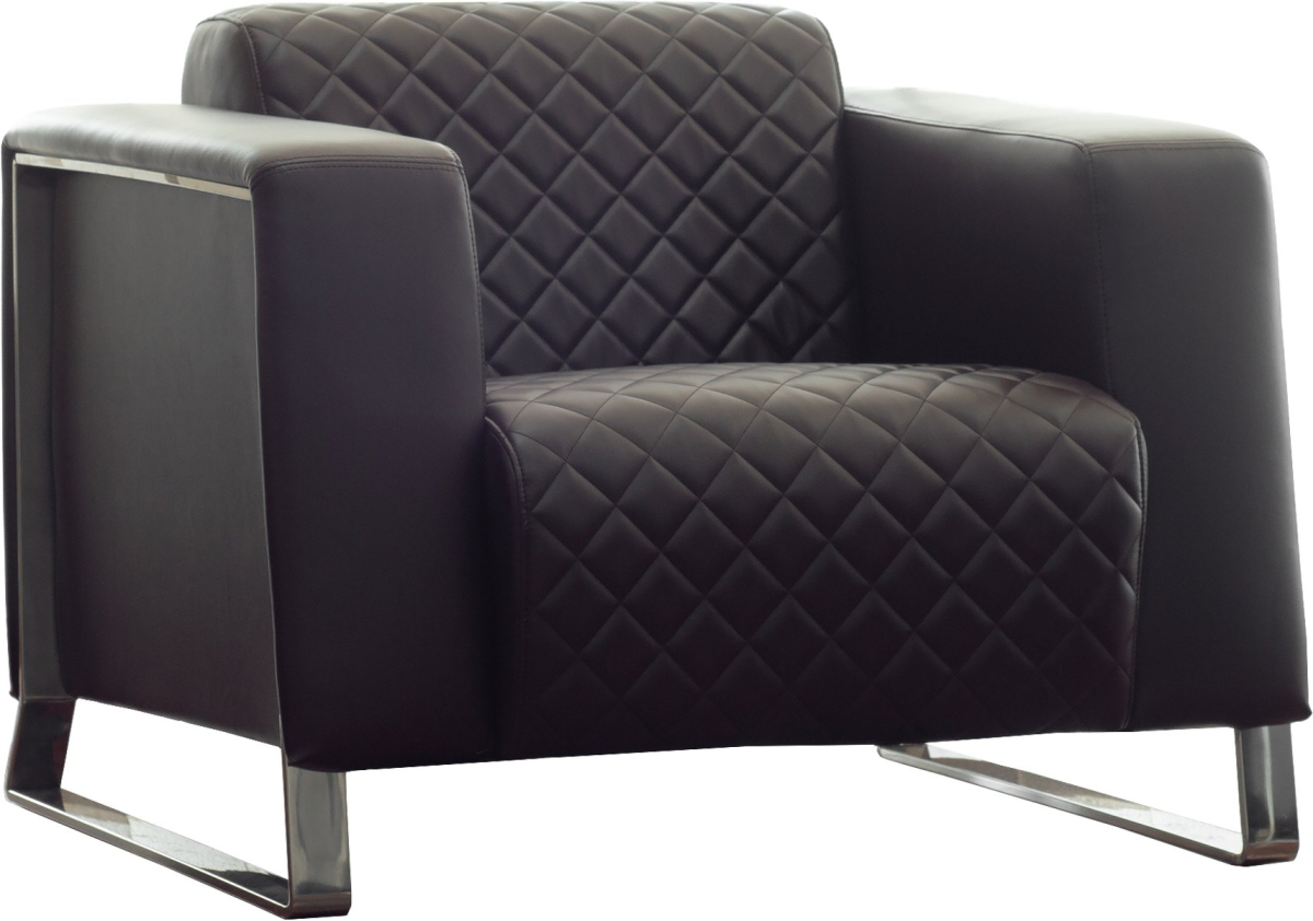 Фотьойл RFG Zelda, екокожа, черна седалка, черна облегалкана ниска цена с бърза доставка - BestPC.BG