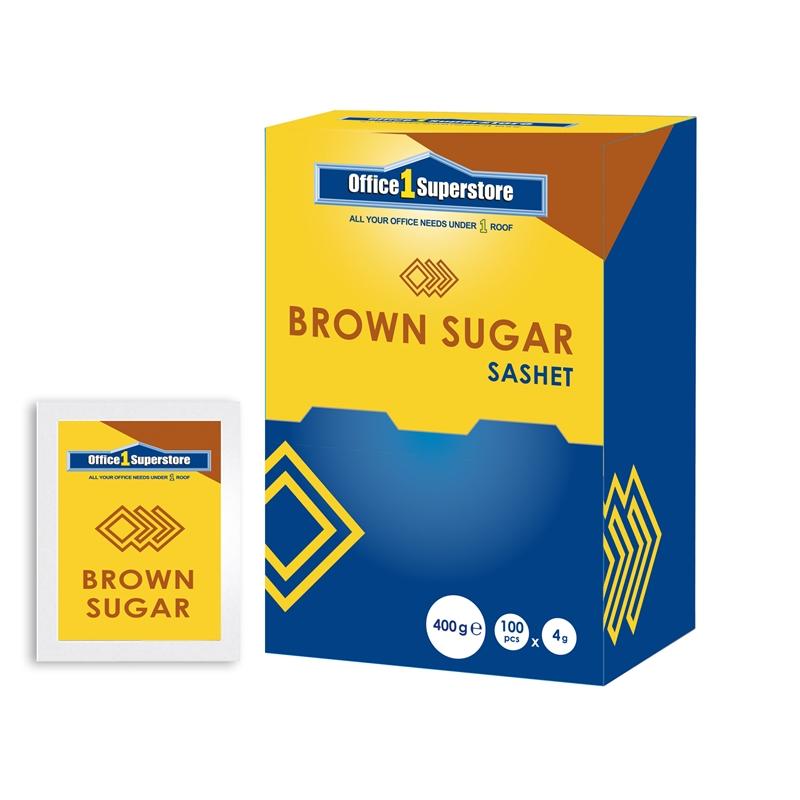 Продукт Office 1 Кафява захар, 4 g, 100 брояна ниска цена с бърза доставка - BestPC.BG