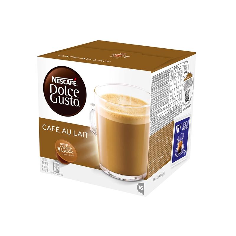 Nescafe Dolce Gusto Кафе капсула Caffe, Cafe Au Lait, 16 брояна ниска цена с бърза доставка - BestPC.BG