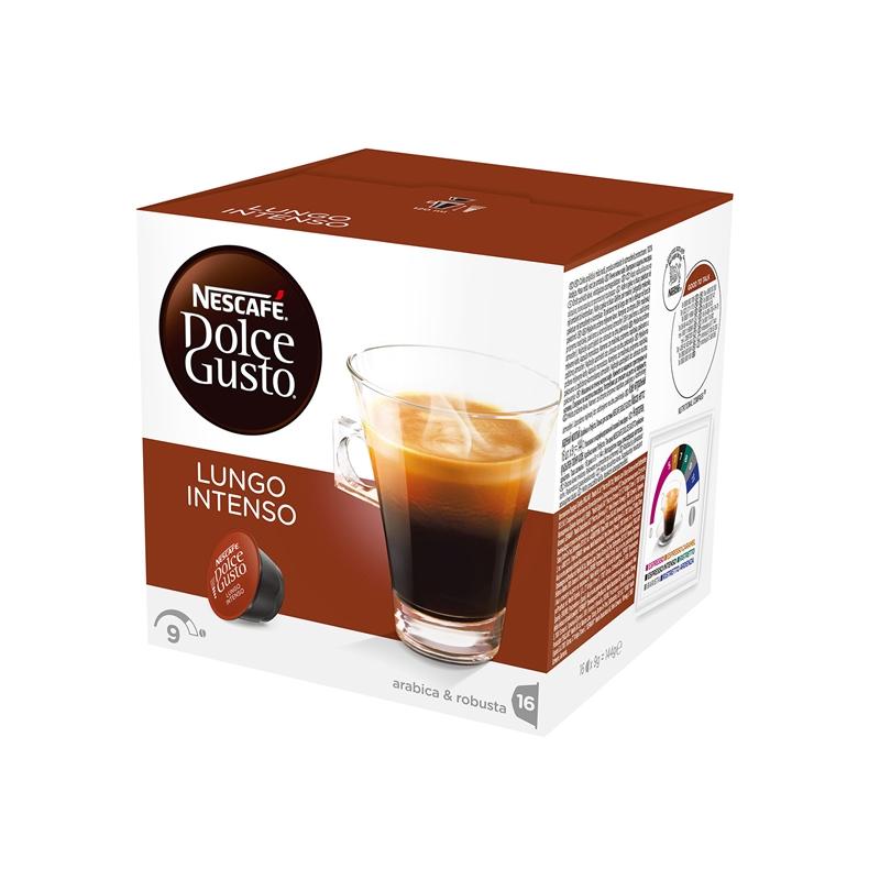 Nescafé Dolce Gusto Кафе капсула Lungo Intenso, 16 брояна ниска цена с бърза доставка - BestPC.BG