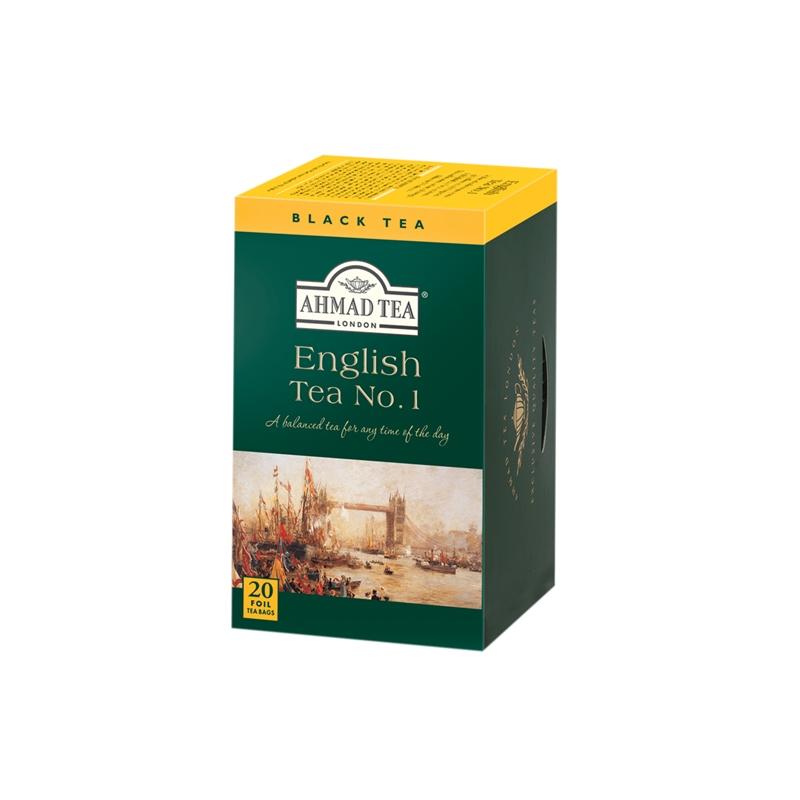 Ahmad Tea Чай „Английска закуска“, черен, 2 g, в пакетче, 20 брояна ниска цена с бърза доставка - BestPC.BG