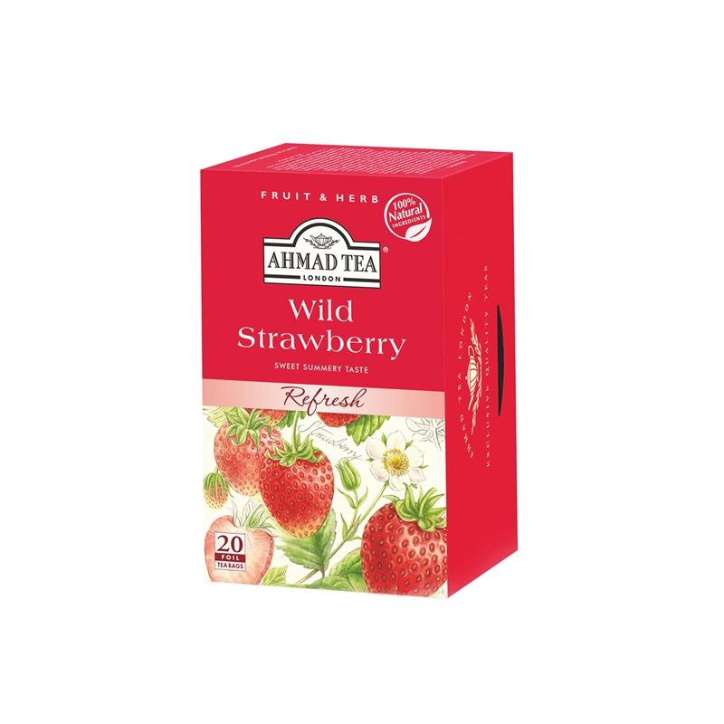 Ahmad Tea Чай „Дива ягода“, плодов, 2 g, в пакетче, 20 брояна ниска цена с бърза доставка - BestPC.BG