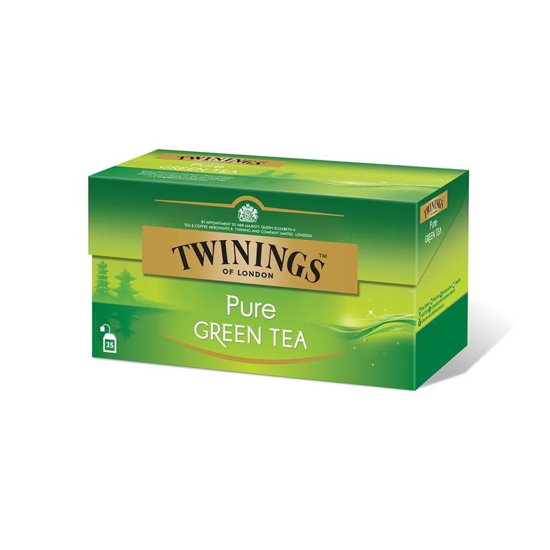 Twinings Чай „Зелен“, 2 g, в пакетче, 25 брояна ниска цена с бърза доставка - BestPC.BG