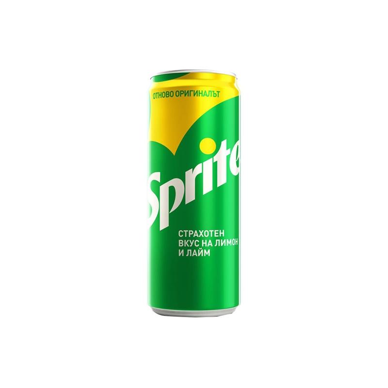 Продукт Sprite Газирана напитка, 330 ml, в кенна ниска цена с бърза доставка - BestPC.BG