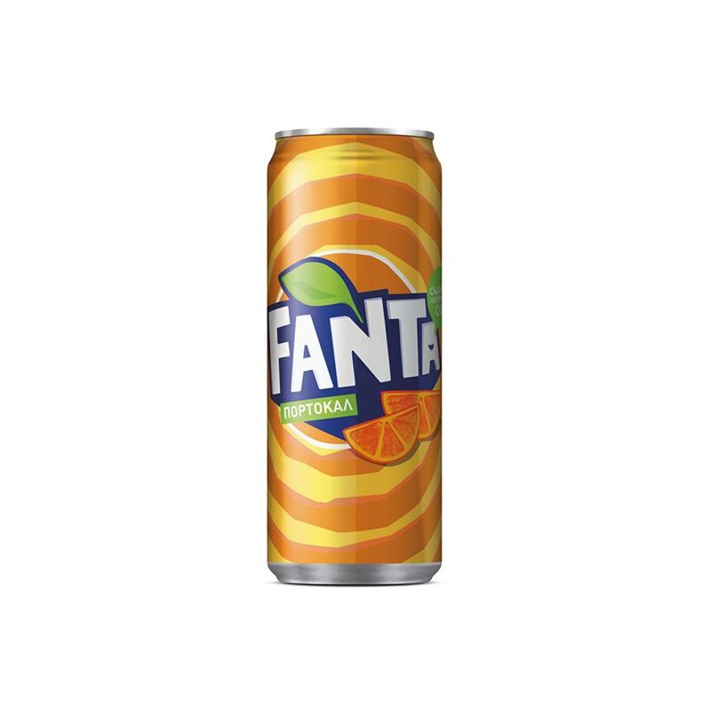 Продукт Fanta Газирана напитка, портокал, 330 ml, в кенна ниска цена с бърза доставка - BestPC.BG