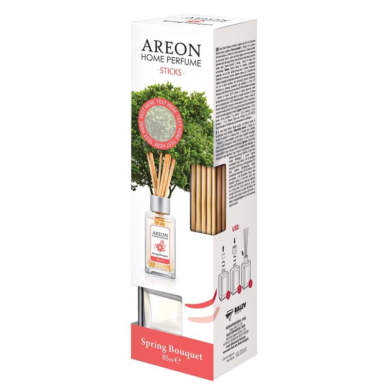 Areon Ароматизатор Home Perfume, пръчици, пролетен букет, 85 mlна ниска цена с бърза доставка - BestPC.BG