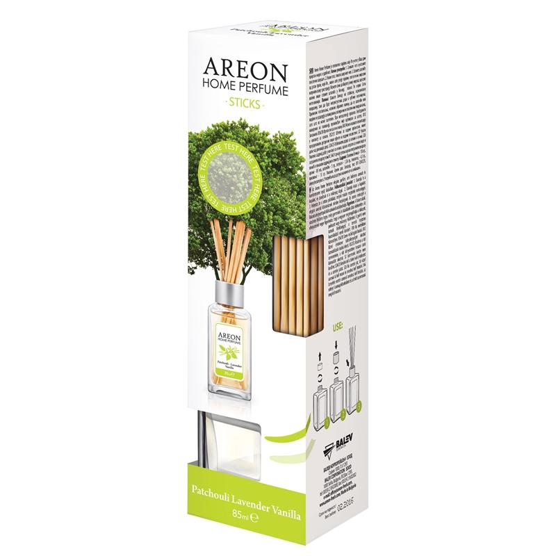 Areon Ароматизатор Home Perfume, пръчици, пачули, лавандула и ванилия, 85 mlна ниска цена с бърза доставка - BestPC.BG