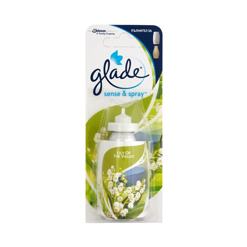 Glade Пълнител за ароматизатор Sense & Spray, момина сълза, 18 mlна ниска цена с бърза доставка - BestPC.BG
