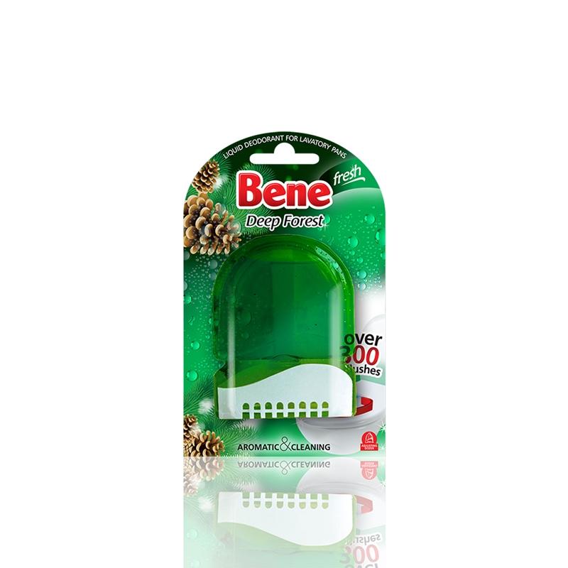 Почистващ продукт Bene Ароматизатор за тоалетна Deep Forest, течен, 50 ml, тъмнозеленна ниска цена с бърза доставка - BestPC.BG