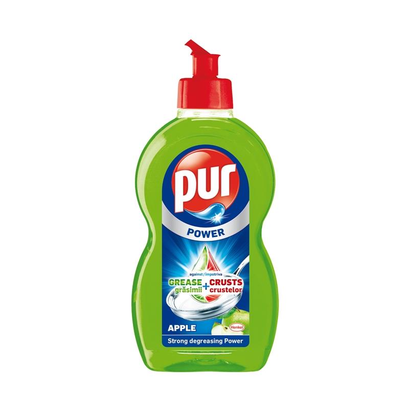 Почистващ продукт Pur Препарат за миене на съдове Duo Power, ябълка, 450 mlна ниска цена с бърза доставка - BestPC.BG