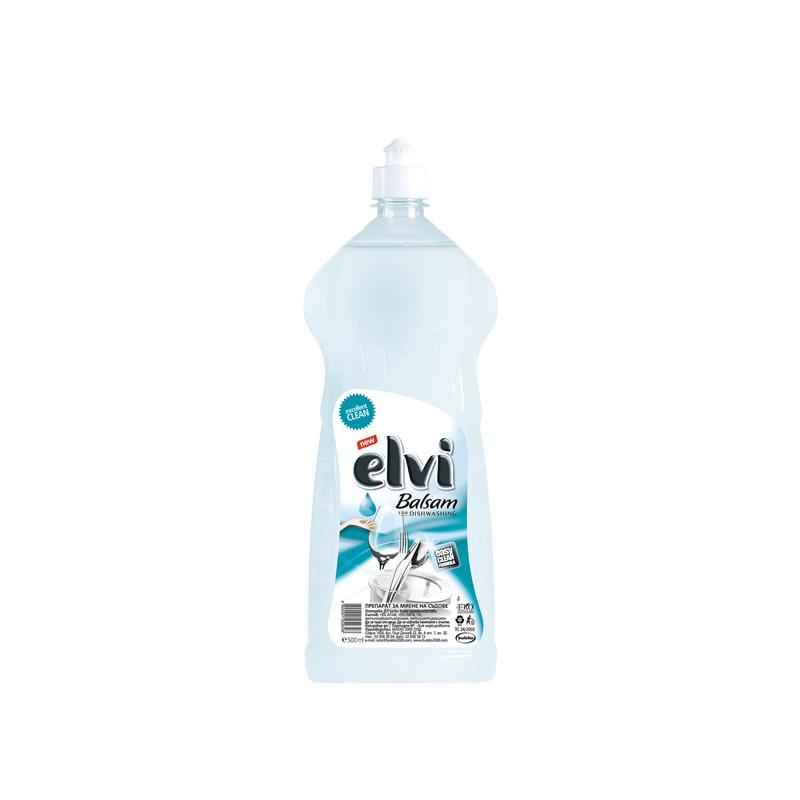 Препарат за миене на съдове Elvi Balsam, 500 ml, бялна ниска цена с бърза доставка - BestPC.BG