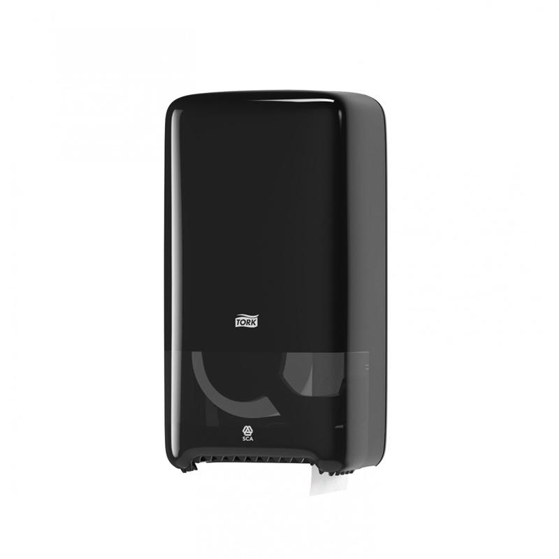 Tork Диспенсър за тоалетна хартия Twin T6, за 2 ролки, черенна ниска цена с бърза доставка - BestPC.BG