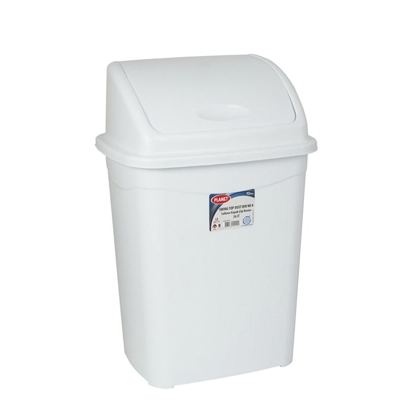 Planet Кош с люлеещ капак, 26 L, бялна ниска цена с бърза доставка - BestPC.BG