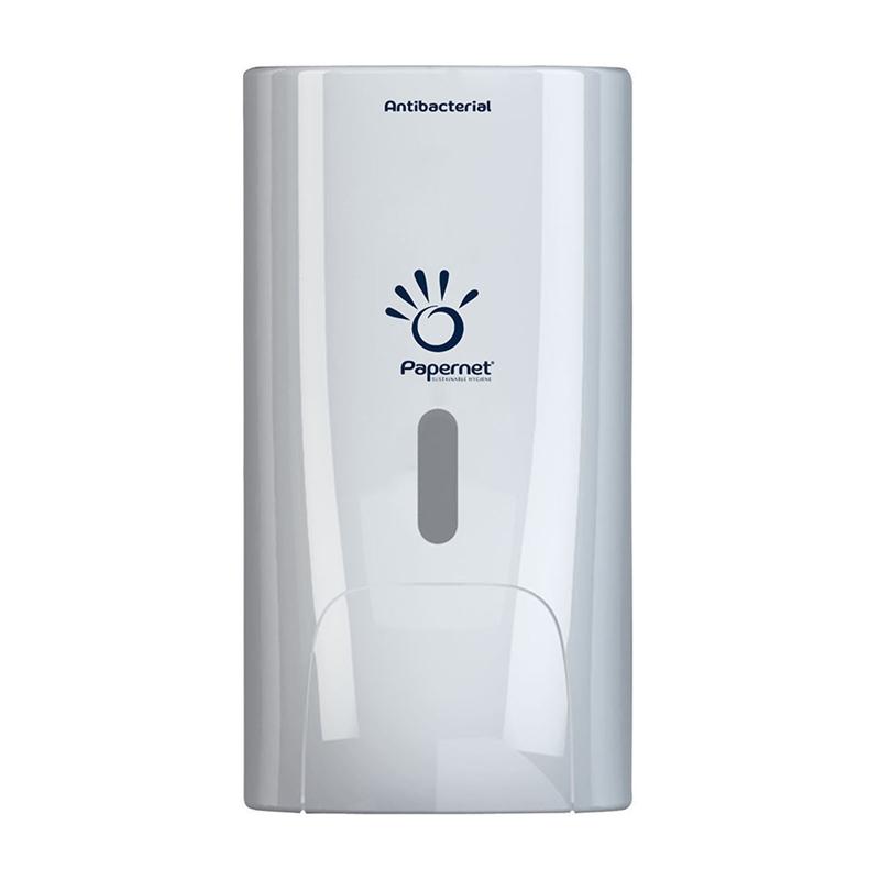 Papernet Диспенсър за течен сапун, презареждащ се, 1 L, бялна ниска цена с бърза доставка - BestPC.BG