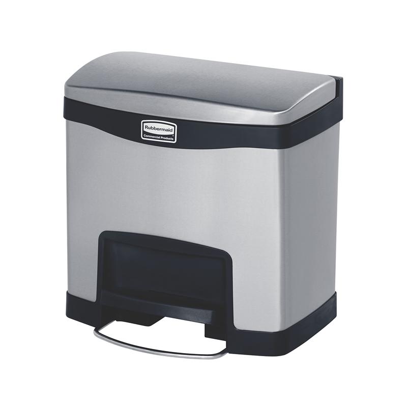 Rubbermaid Кош Slim Jim Front, метален, 15 L, черенна ниска цена с бърза доставка - BestPC.BG