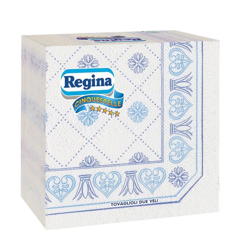 Почистващ продукт Regina Салфетки, 38 x 38 cm, двупластови, бели, 45 брояна ниска цена с бърза доставка - BestPC.BG