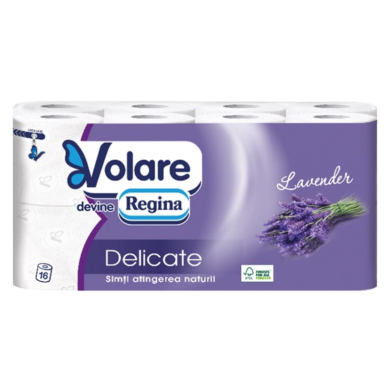 Продукт Volare Тоалетна хартия Lavender, целулоза, трипластова, 135 късана ниска цена с бърза доставка - BestPC.BG